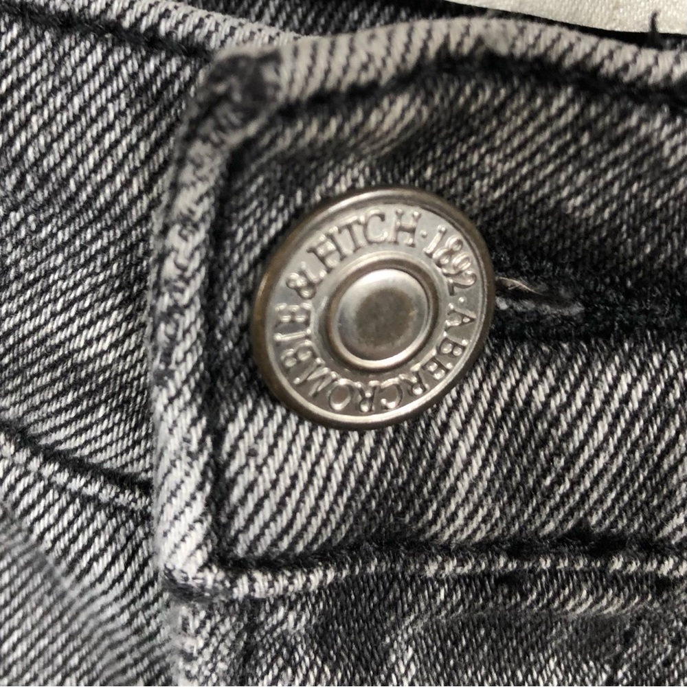 Abercrombie & Fitch Women’s The Ankle Straight Ultra High Rise Jeans Size 27/4 - Picture 7 of 7